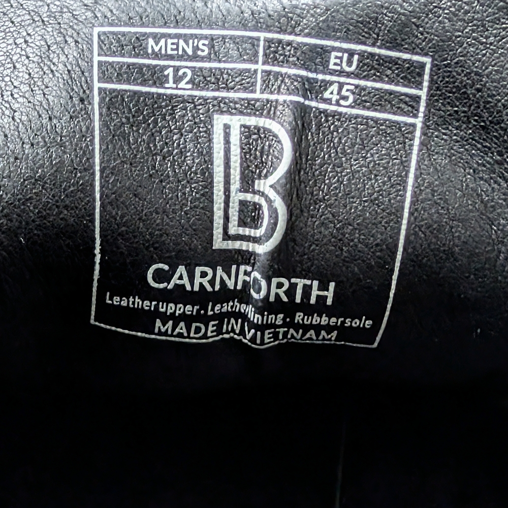 Men's Birchbury Carnforth Suede Boots Black Size 12 - Picture 6 of 6